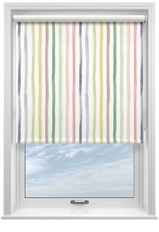 Bluebellgray Watercolour Stripe, Tetbury - Twist&Fit Roller Blind